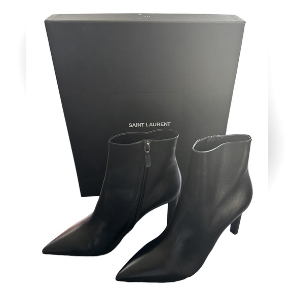 SAINT LAURENT Katie Boots – Luxury Designer Ankle Boots - Footwear - Picture 2 of 10